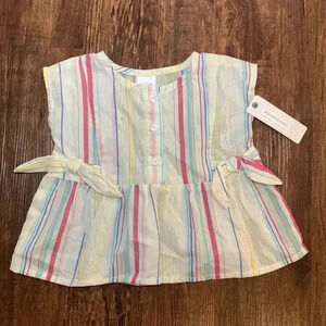 Peyton & Parker Baby Dress Glitter Striped 3-6 Months